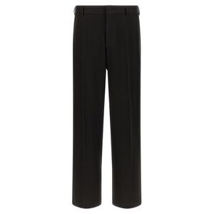 CELLAR DOOR Black Polyester Dress Men's Pants